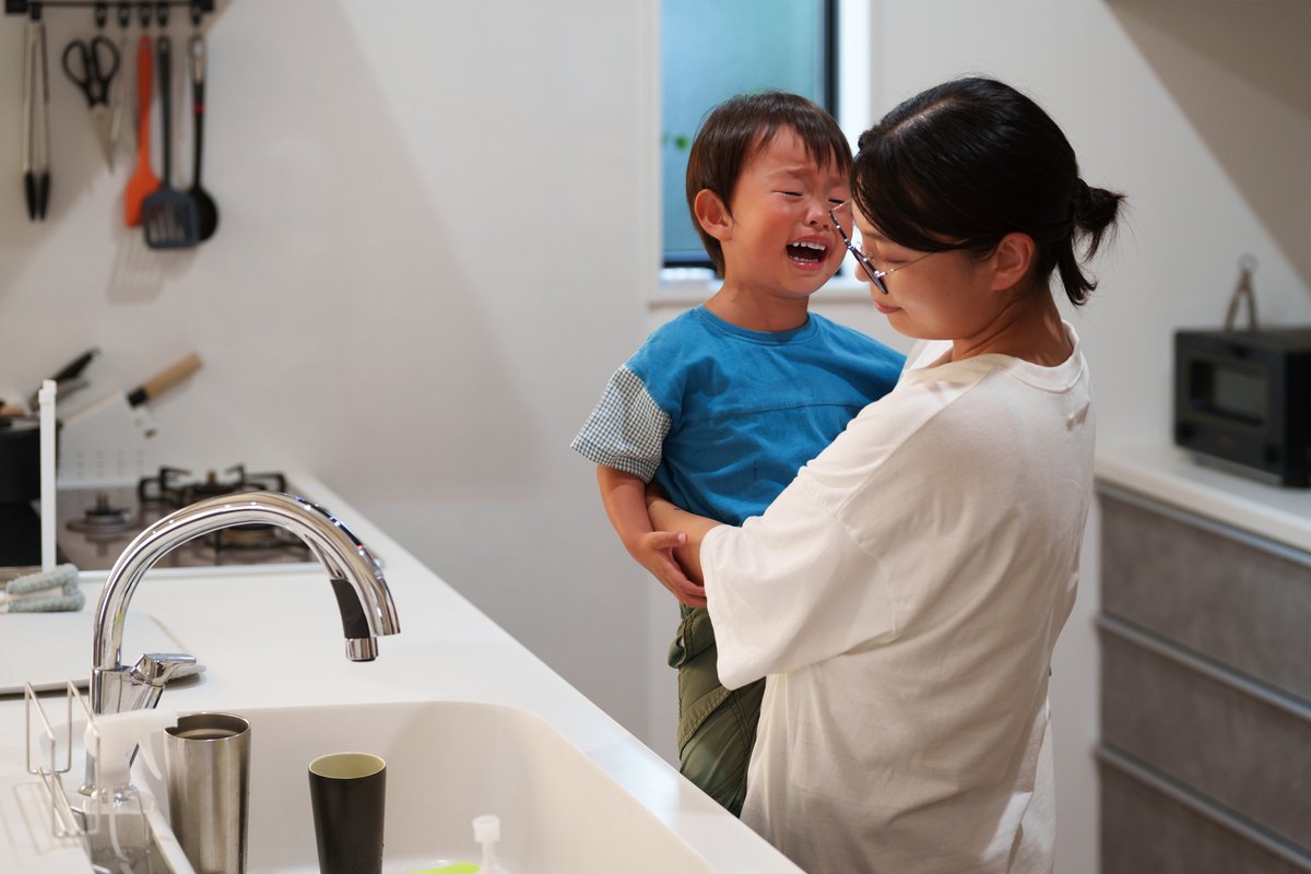 夕方のキッチンのイメージ